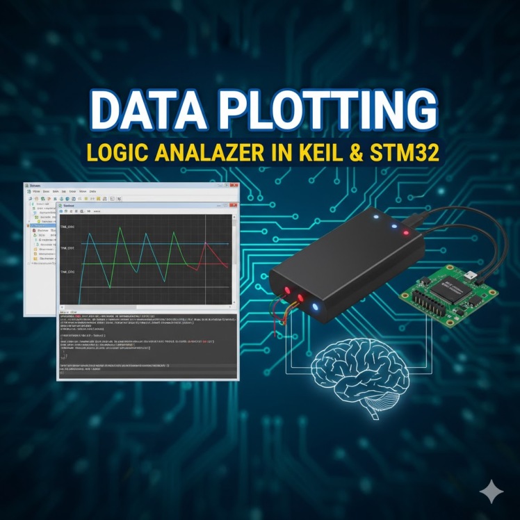 آموزش نمایش داده به صورت گرافیکی(Plotting Data) در KEIL با میکروکنترلر STM32