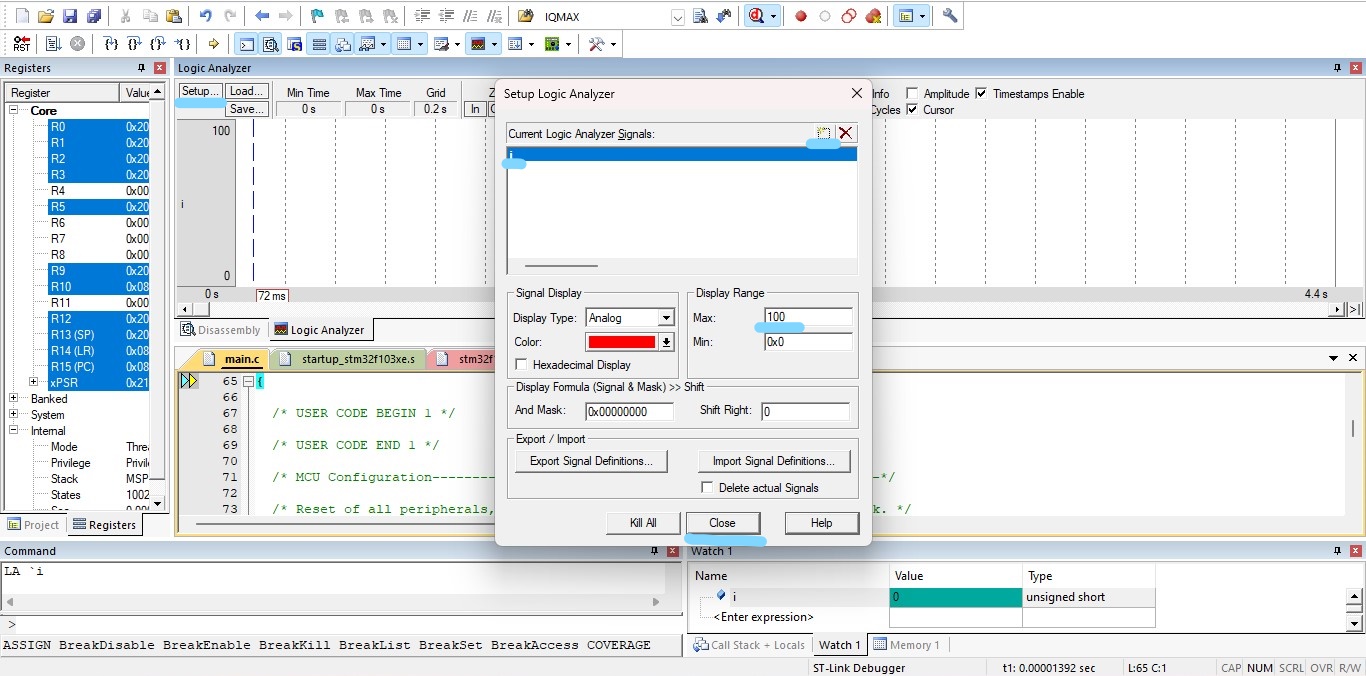 نمایش داده به صورت گرافیکی(Plotting Data) در KEIL با میکروکنترلر STM32