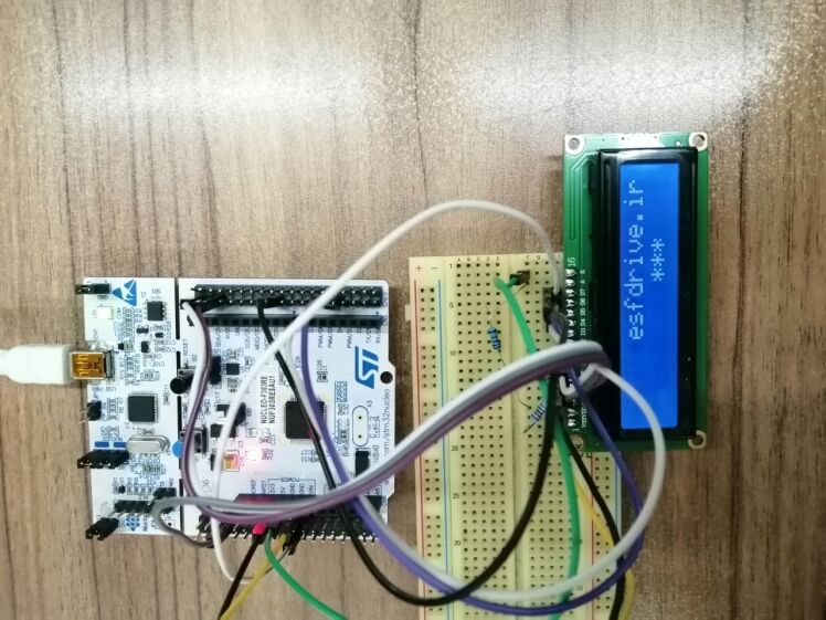 آموزش راه اندازی LCD کاراکتری با میکروکنترلر STM32 + کتابخانه