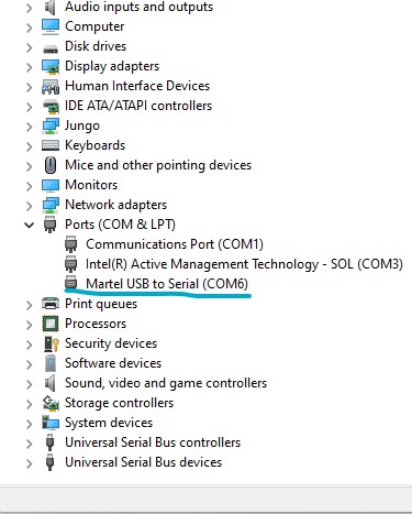 STM32 VCP Detection